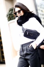 KENDALL JENNER Leaves the Four Seasons Hotel in Paris 02/28/2017