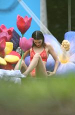KENDALL JENNER on the Set of a Photoshoot in Miami 03/12/2017