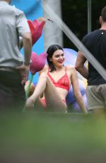 KENDALL JENNER on the Set of a Photoshoot in Miami 03/12/2017