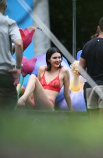 KENDALL JENNER on the Set of a Photoshoot in Miami 03/12/2017