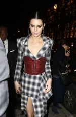 KENDALL JENNER Out in Paris 03/02/2017