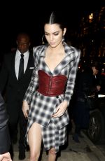 KENDALL JENNER Out in Paris 03/02/2017