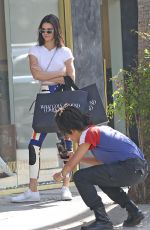 KENDALL JENNER Out Shopping in Los Angeles 03/17/2017