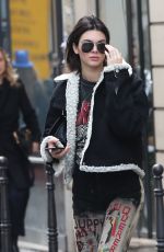 KENDALL JENNER Out Shopping in Paris 03/05/2017