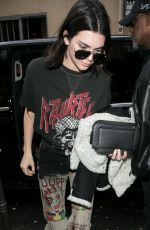 KENDALL JENNER Out Shopping in Paris 03/05/2017