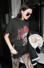 KENDALL JENNER Out Shopping in Paris 03/05/2017