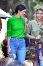 KENDALL JENNER Shopping at Flea Market in Los Angeles 03/26/2017