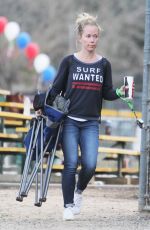 KENDRA WILKINSON at a Baseball Field in Los Angeles 03/07/2017