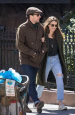 KERI RUSSELL and Matthew Rhys on Her 41st Birthday Out in Brooklyn 03/23/2017