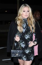 KESHA SEBERT with Her Boyfriend Brad Ashenfelter at LAX in Los Angeles 03/22/2017