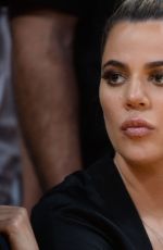 KHLOE and KOURTNEY KARDASHIAN at LA Lakers vs Cavaliers Game 03/19/2017