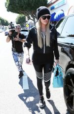 KHLOE KARDASHIAN Arrives at a Spa in Brentwood 02/28/2017