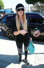 KHLOE KARDASHIAN Arrives at a Spa in Brentwood 02/28/2017