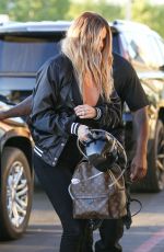 KHLOE KARDASHIAN Arrives at an Arcade in Los Angeles 03/29/2017