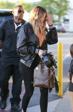 KHLOE KARDASHIAN Arrives at an Arcade in Los Angeles 03/29/2017