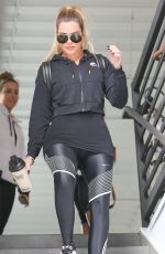 KHLOE KARDASHIAN at an Event for Cycle House in West Hollywood 03/25/2017