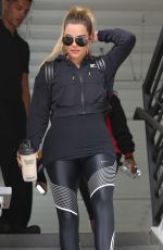 KHLOE KARDASHIAN at an Event for Cycle House in West Hollywood 03/25/2017