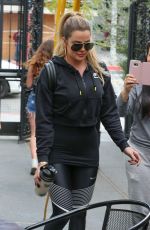 KHLOE KARDASHIAN at an Event for Cycle House in West Hollywood 03/25/2017