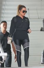 KHLOE KARDASHIAN at an Event for Cycle House in West Hollywood 03/25/2017