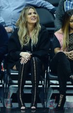 KHLOE KARDASHIAN at LA Clippers vs Cavaliers Game 03/18/2017