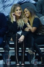 KHLOE KARDASHIAN at LA Clippers vs Cavaliers Game 03/18/2017