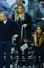 KHLOE KARDASHIAN at LA Clippers vs Cavaliers Game 03/18/2017