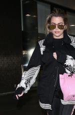 KHLOE KARDASHIAN at LAX Airport in Los Angeles 03/17/2017