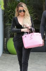 KHLOE KARDASHIAN Leaves E! Studios in Los Angeles 03/22/2017