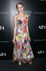 KIERNAN SHIPKA at The Blackcoat's Daughter Screening in New York 03/22/2017