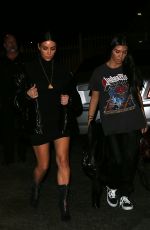 KIM and KOURTNEY KARDASHIAN Night Out in Los Angeles 03/13/2017