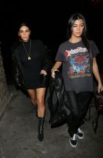 KIM and KOURTNEY KARDASHIAN Night Out in Los Angeles 03/13/2017