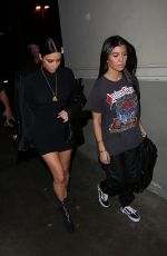 KIM and KOURTNEY KARDASHIAN Night Out in Los Angeles 03/13/2017