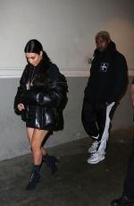 KIM KARDASHIAN and Kanye West Night Out in Los Angeles 03/13/2017