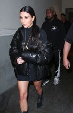 KIM KARDASHIAN and Kanye West Night Out in Los Angeles 03/13/2017