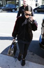 KIM KARDASHIAN Arrives at a Spa in Brentwood 02/28/2017