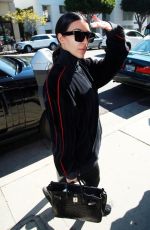 KIM KARDASHIAN Arrives at a Spa in Brentwood 02/28/2017
