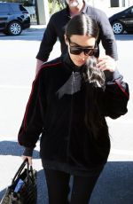 KIM KARDASHIAN Arrives at a Spa in Brentwood 02/28/2017