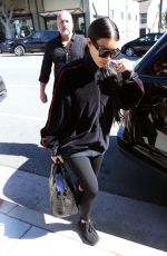 KIM KARDASHIAN Arrives at a Spa in Brentwood 02/28/2017