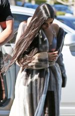 KIM KARDASHIAN Arrives at a Studio in Van Nuys 03/08/2017