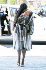 KIM KARDASHIAN Arrives at a Studio in Van Nuys 03/08/2017