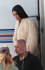 KIM KARDASHIAN on the Set of Ocean’s Eight in Los Angeles 03/06/2017