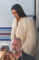 KIM KARDASHIAN on the Set of Ocean’s Eight in Los Angeles 03/06/2017