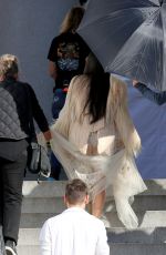 KIM KARDASHIAN on the Set of Ocean’s Eight in Los Angeles 03/06/2017