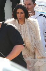 KIM KARDASHIAN on the Set of Ocean’s Eight in Los Angeles 03/06/2017
