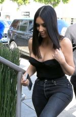 KIM KARDASHIAN Out and About in Beverly Hills 03/30/2017