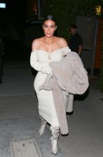 KIM KARDASHIAN Out for Dinner in Los Angeles 03/25/2017