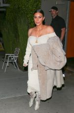 KIM KARDASHIAN Out for Dinner in Los Angeles 03/25/2017