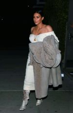 KIM KARDASHIAN Out for Dinner in Los Angeles 03/25/2017