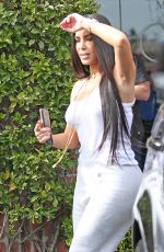 KIM KARDASHIAN Out in Calabasas 03/10/2017