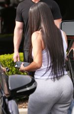 KIM KARDASHIAN Out in Calabasas 03/10/2017